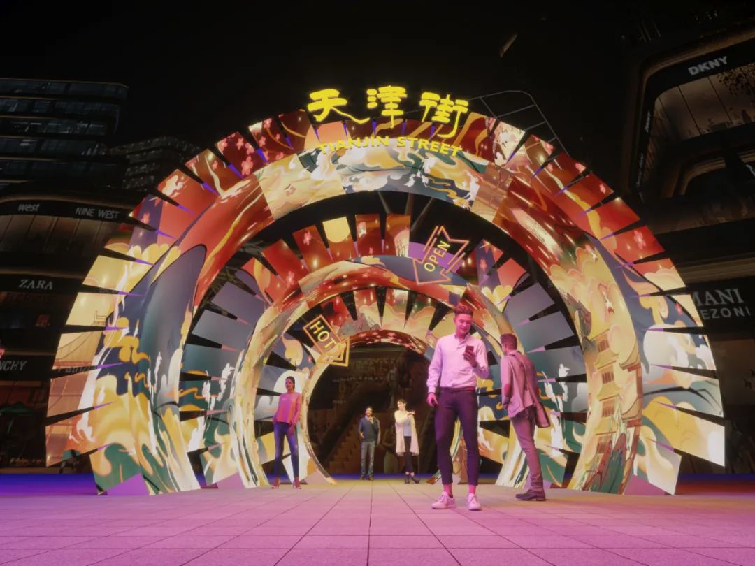 天津古文化街活动2024年,天津百年老街夜景