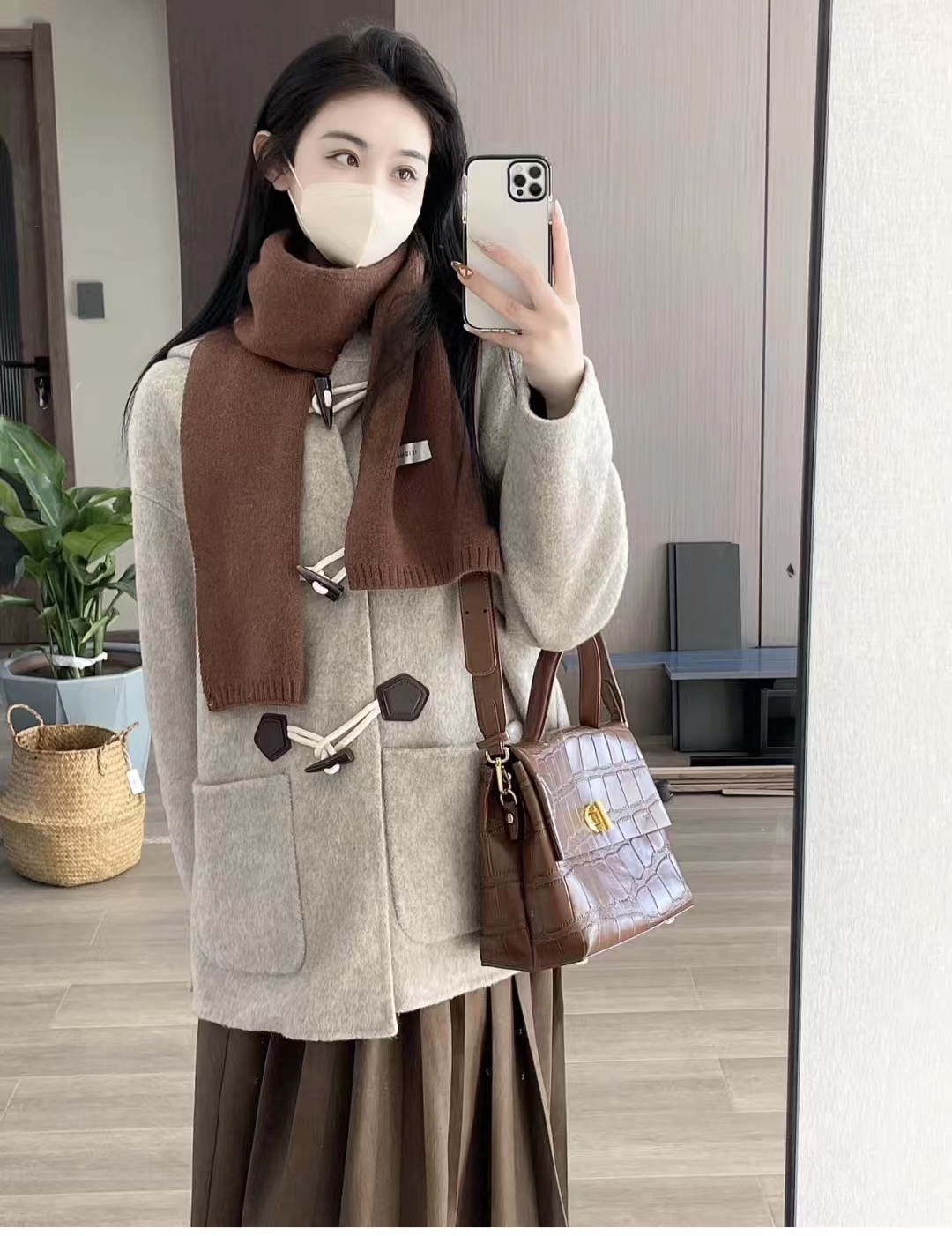 大衣30种穿搭方法,秋冬实用保暖大衣穿搭图片