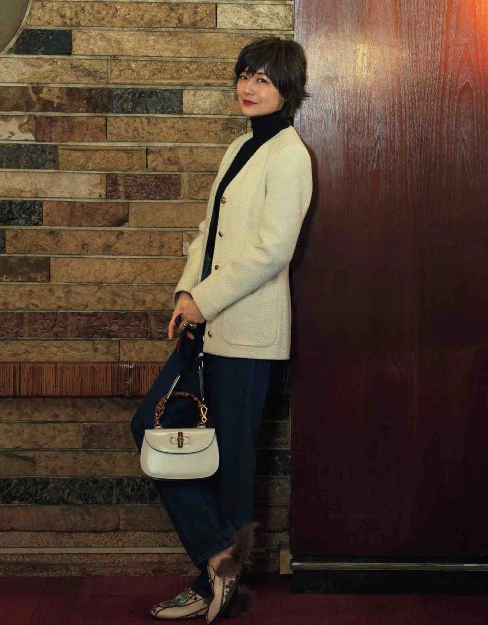 呢子外套中长款小个子搭配裤子,中长款呢子外套搭配裤子女小个子