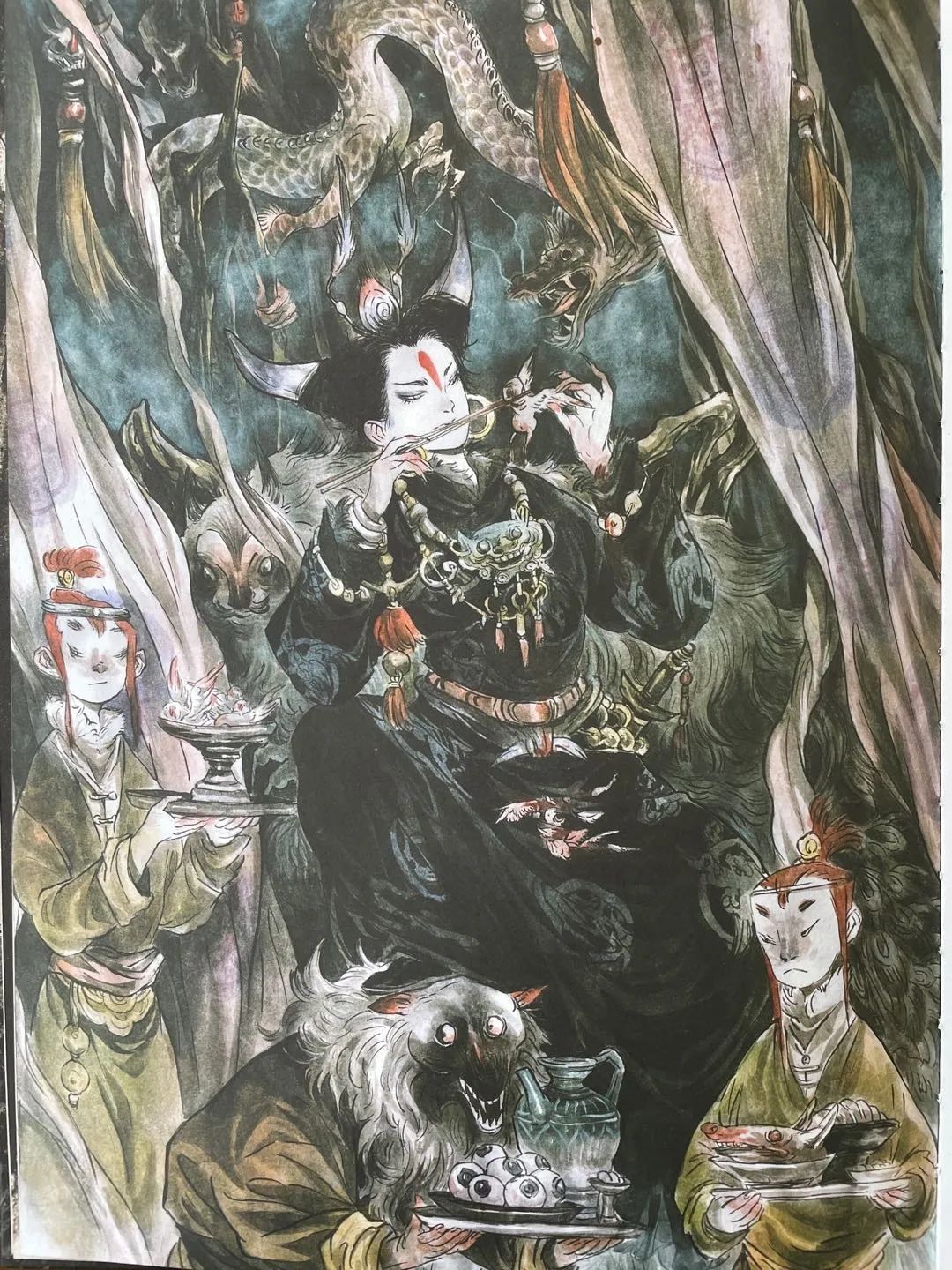 周星驰创意插画,周星驰经典作品插画