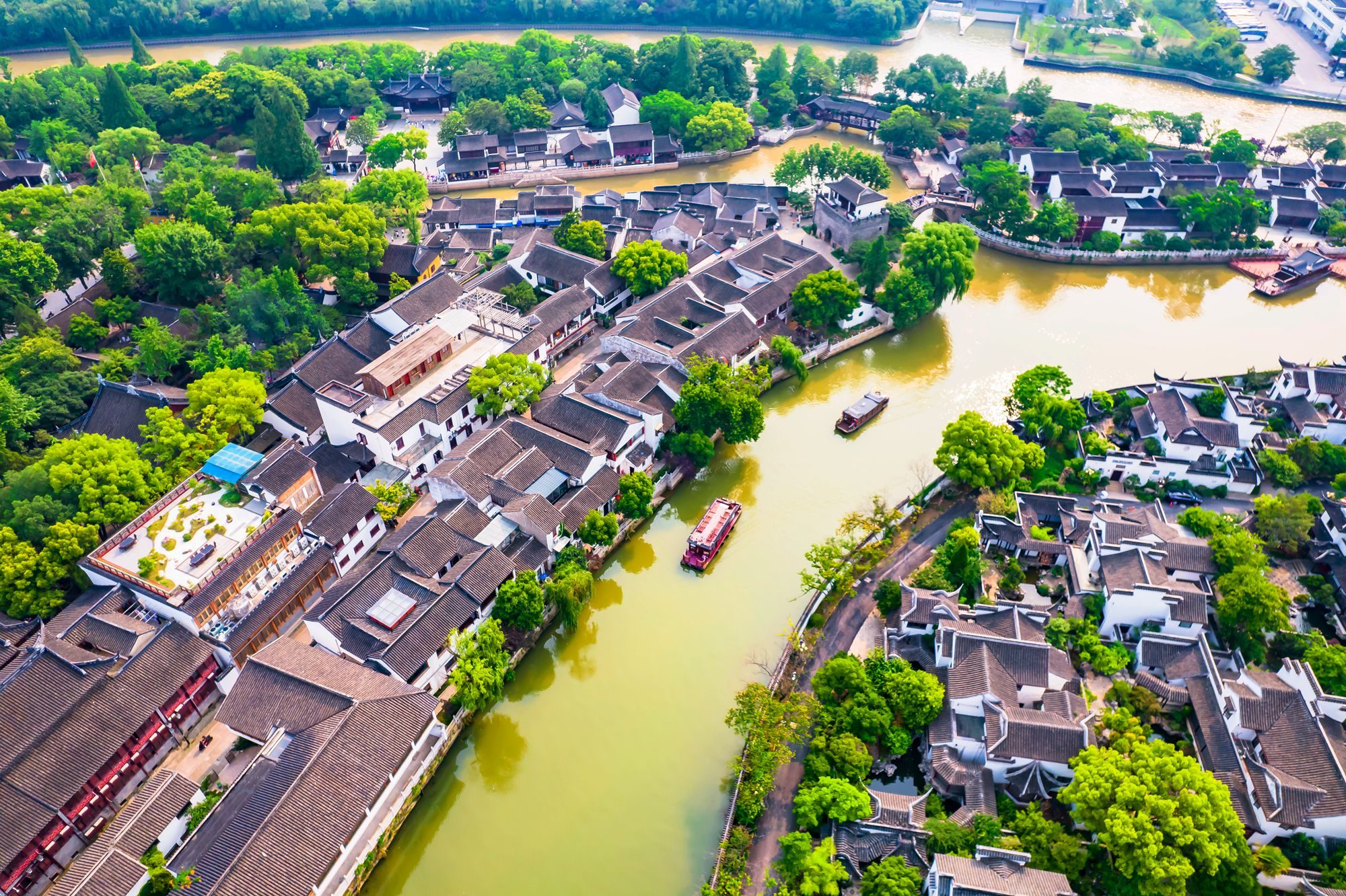 苏州枫桥夜泊景区和寒山寺,苏州枫桥夜泊风景