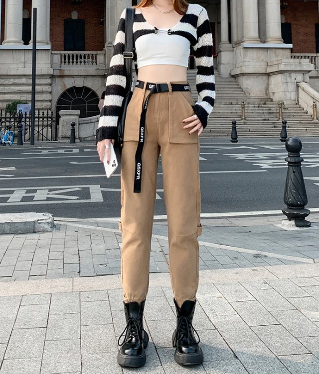 卡其色裤子搭配什么上衣比较高级,卡其色裤子搭配什么上衣长款