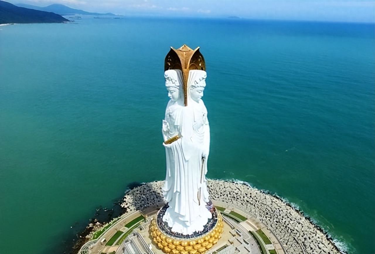 海南耗资8亿建观音像,海南南海观音像高多少米