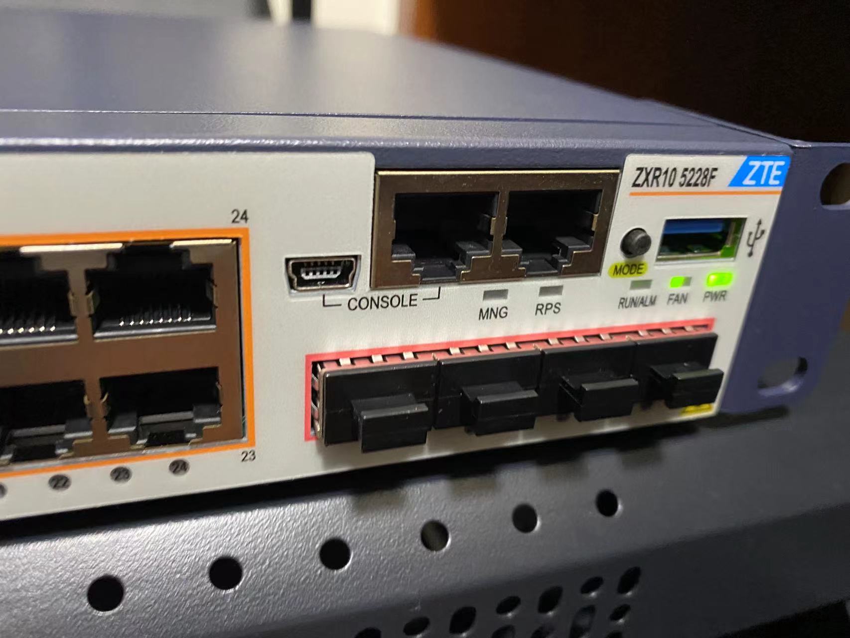 中兴3928交换机,中兴5228f交换机配置成普通交换机