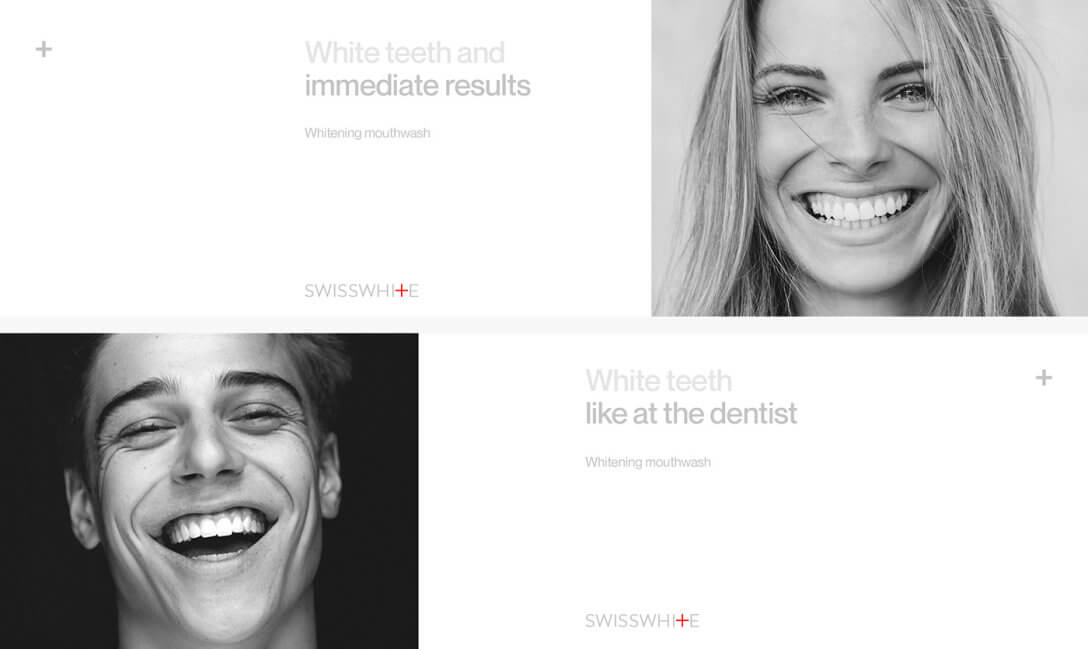 「MHD°妙合分享」独特的牙齿美白,SWISSWHITE医药品牌设计欣赏