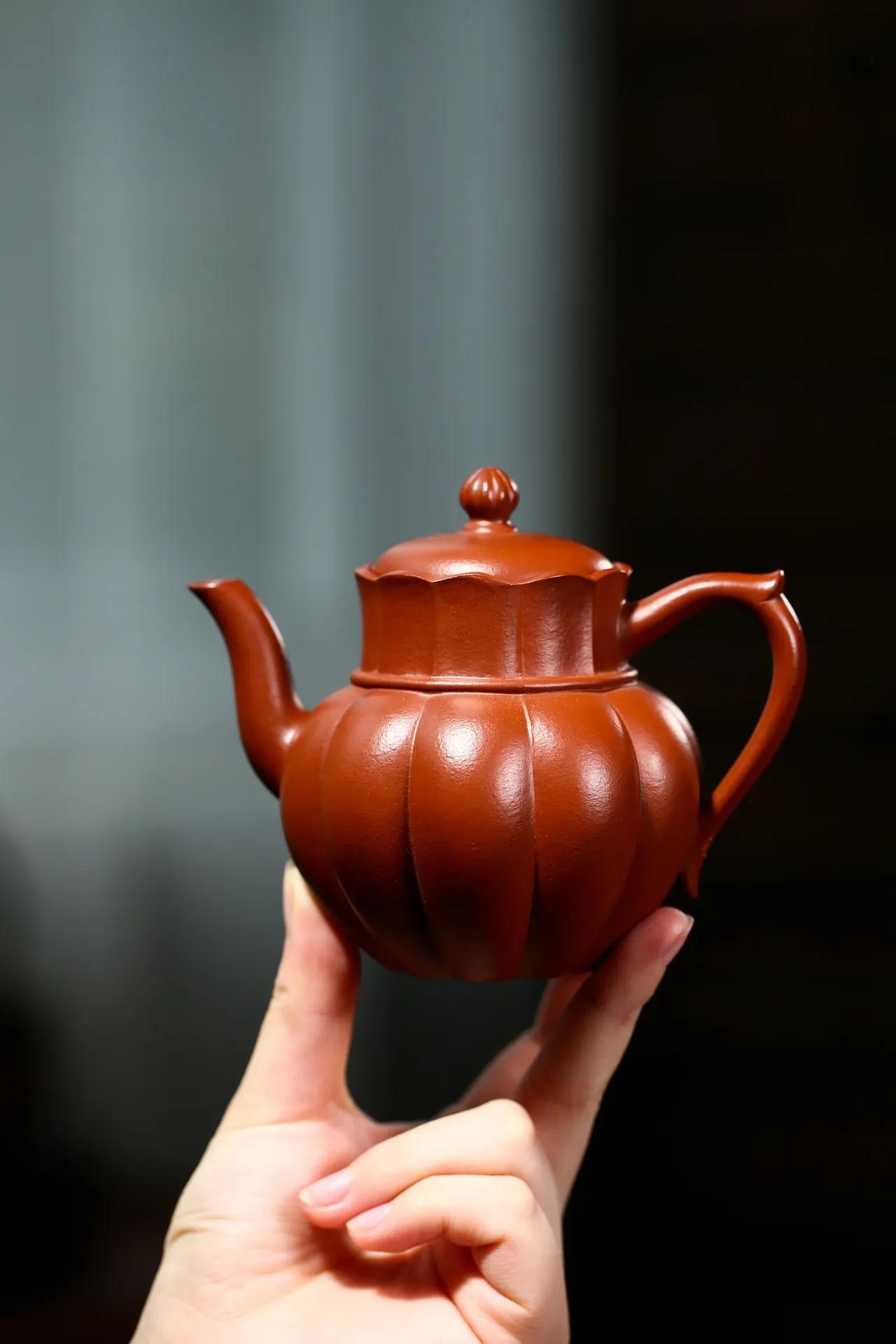 僧帽紫砂壶型,莲花僧帽紫砂壶