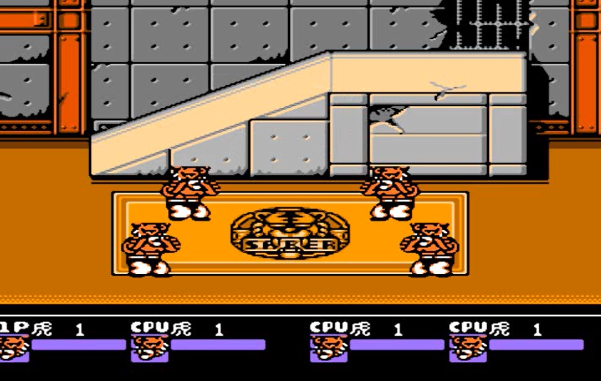 fc热血格斗老虎,fc热血格斗中最强人物