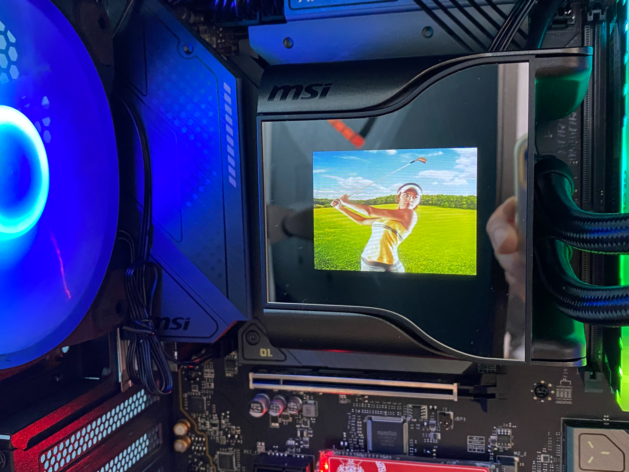 战神s360水冷评测,微星s360水冷超频测试