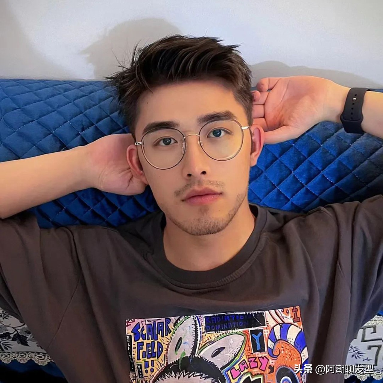 男生夏季清爽长发发型不烫,男生长发造型推荐不烫不染