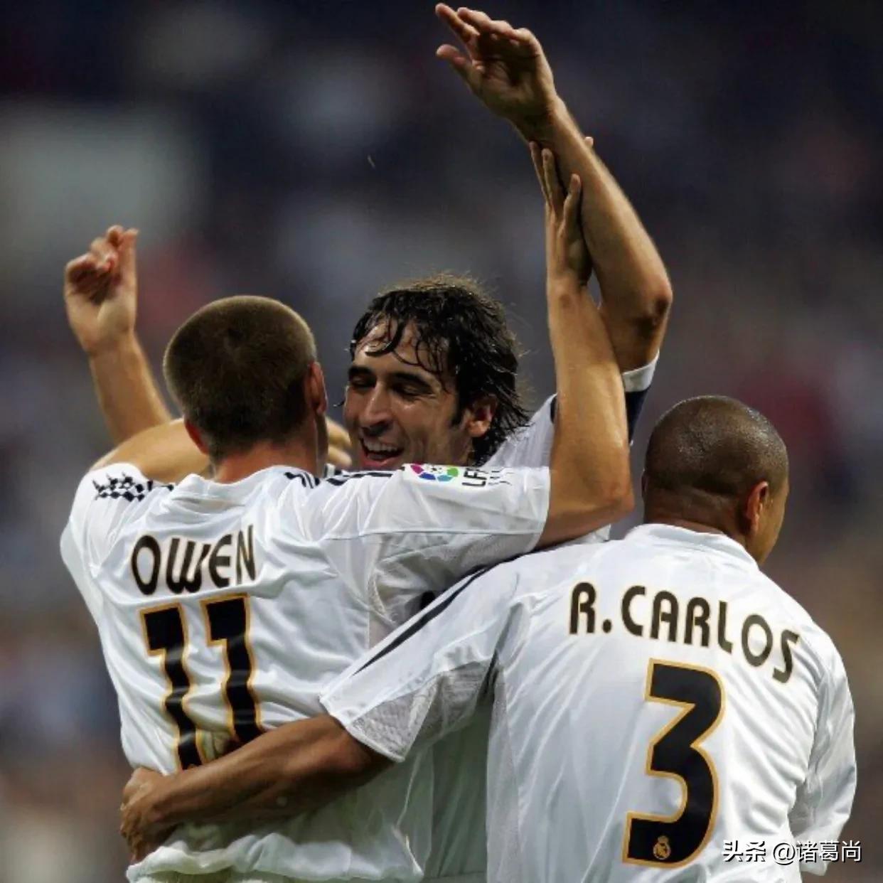 劳尔时期的皇家马德里阵容,翩翩少年衣服