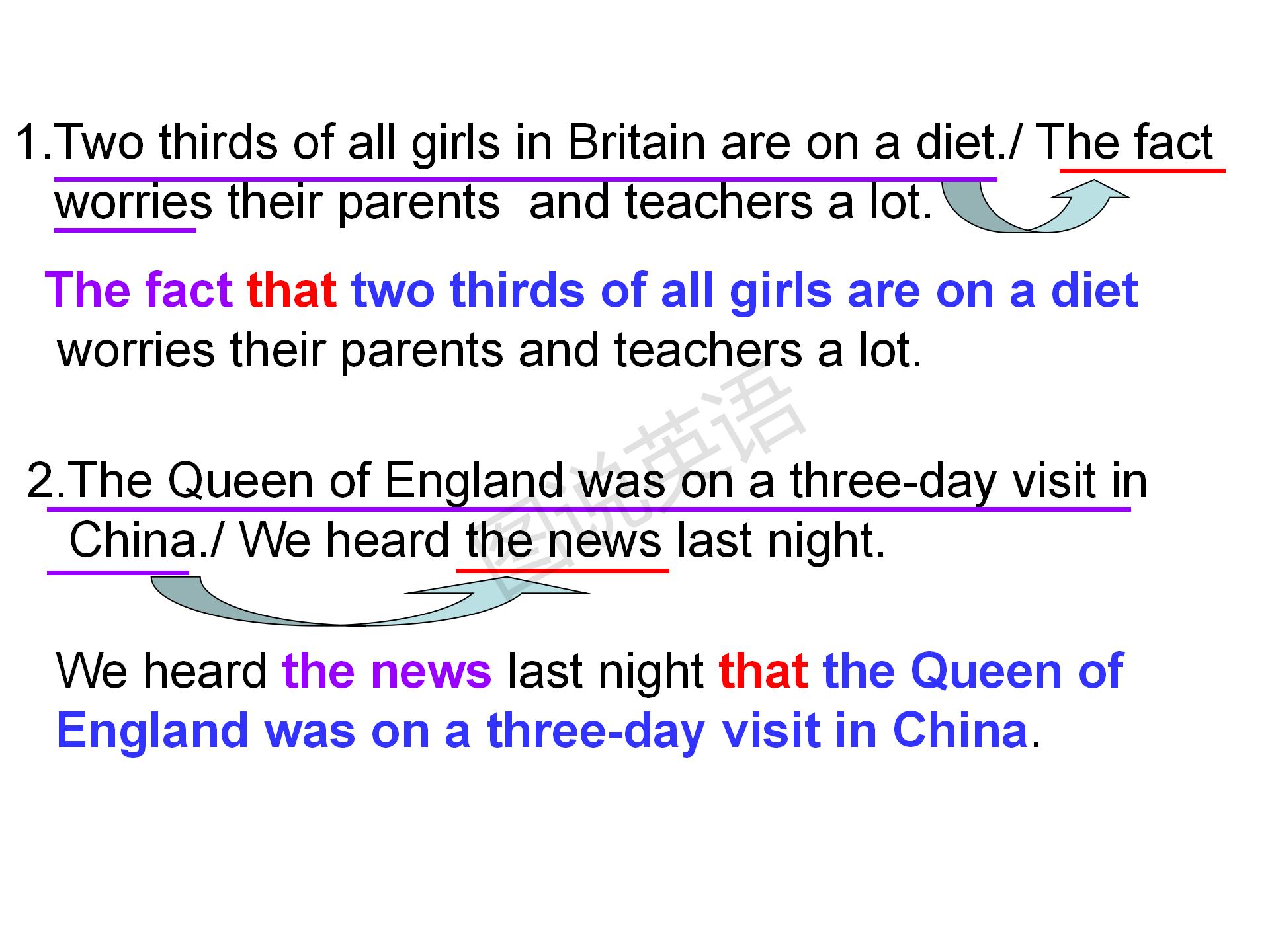 新概念英语第一册没有名词性从句,新概念英语1从句口诀