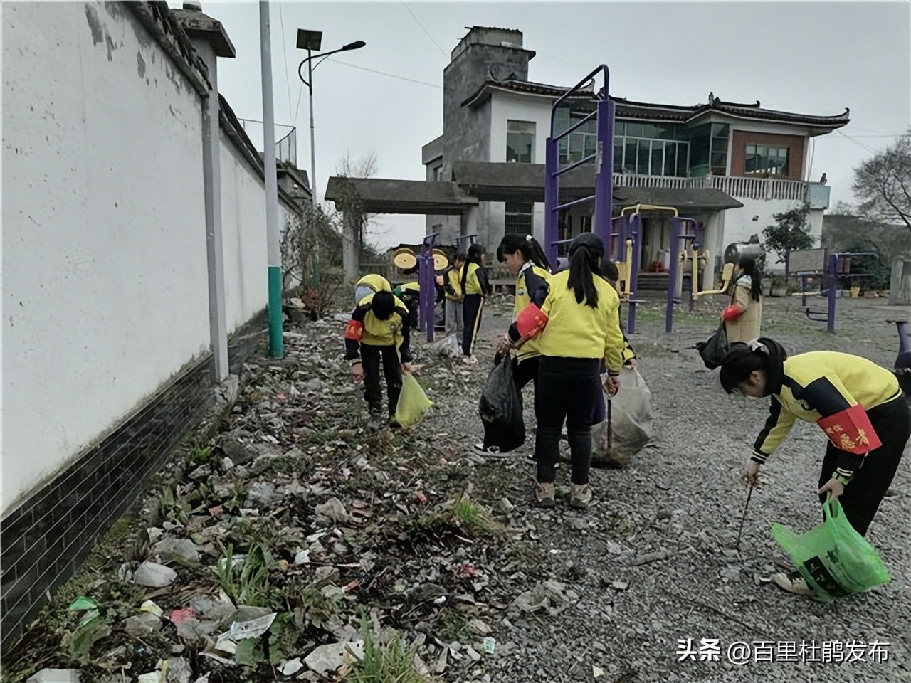百里杜鹃第一小学活动,百里杜鹃学生研学照片