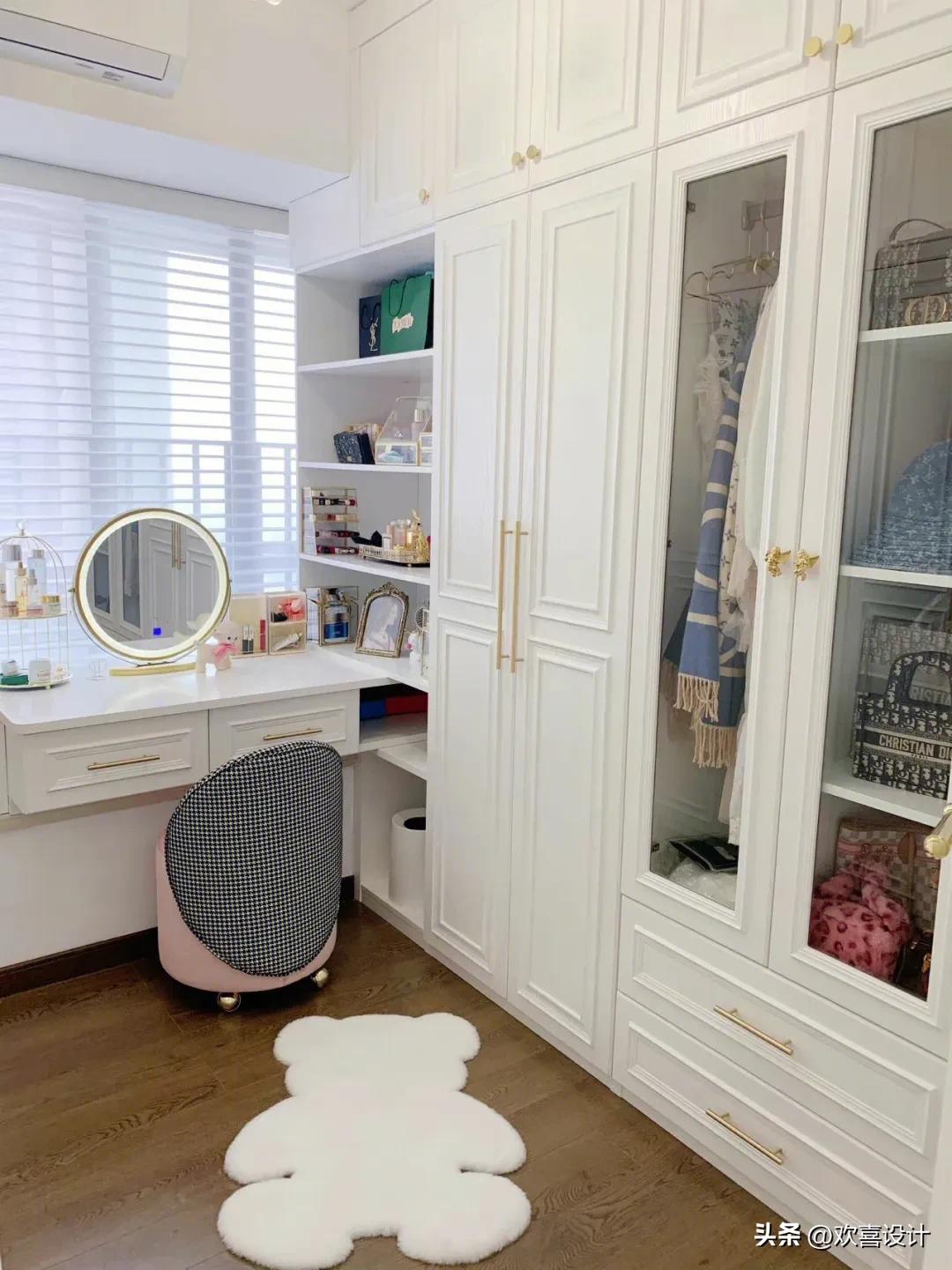 衣帽间门效果图大全2020款,30款衣帽间分享