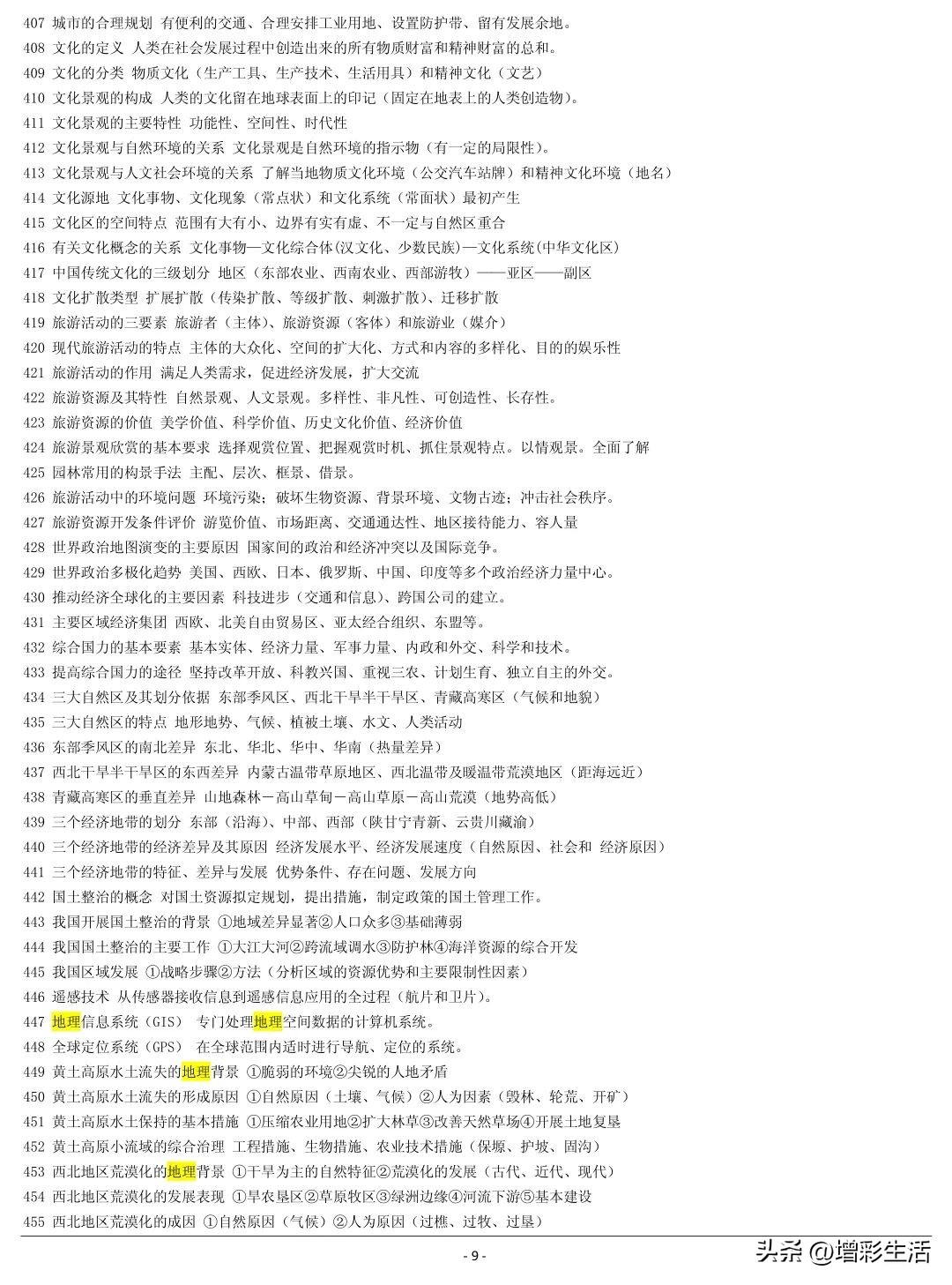 高中地理必修一知识点总结框架图,高中区域地理认识中国区域知识点