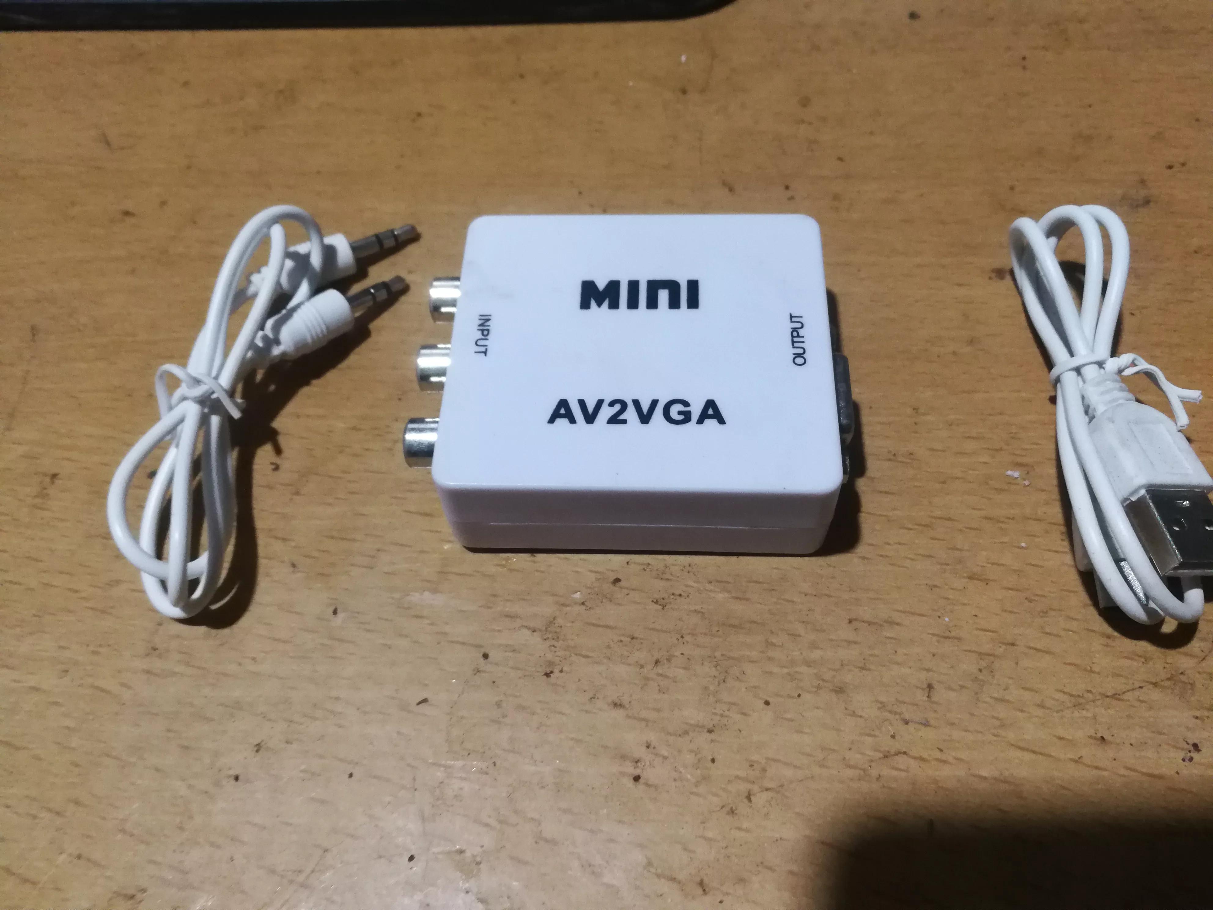 av转vga连接电脑显示屏,电脑显示屏转电视转换器