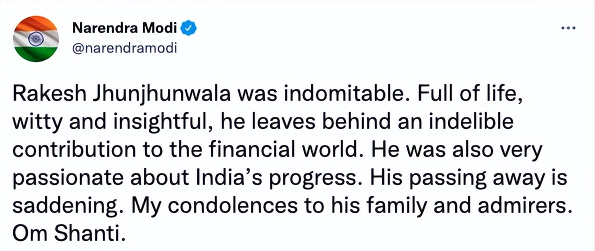 印度股神去世！留下58亿美元巨额财产和七大交易心得