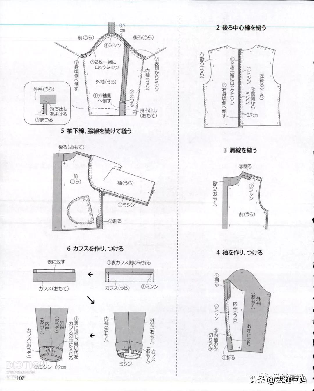 中长款外套裁剪图解,女中长款皮衣裁剪图
