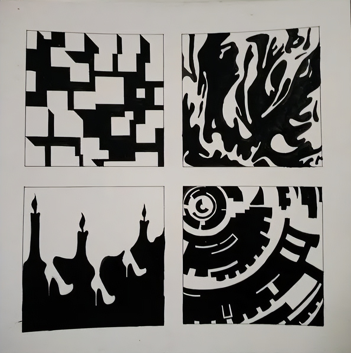 点线面的构成设计案例和分析,构成设计点线面基础案例