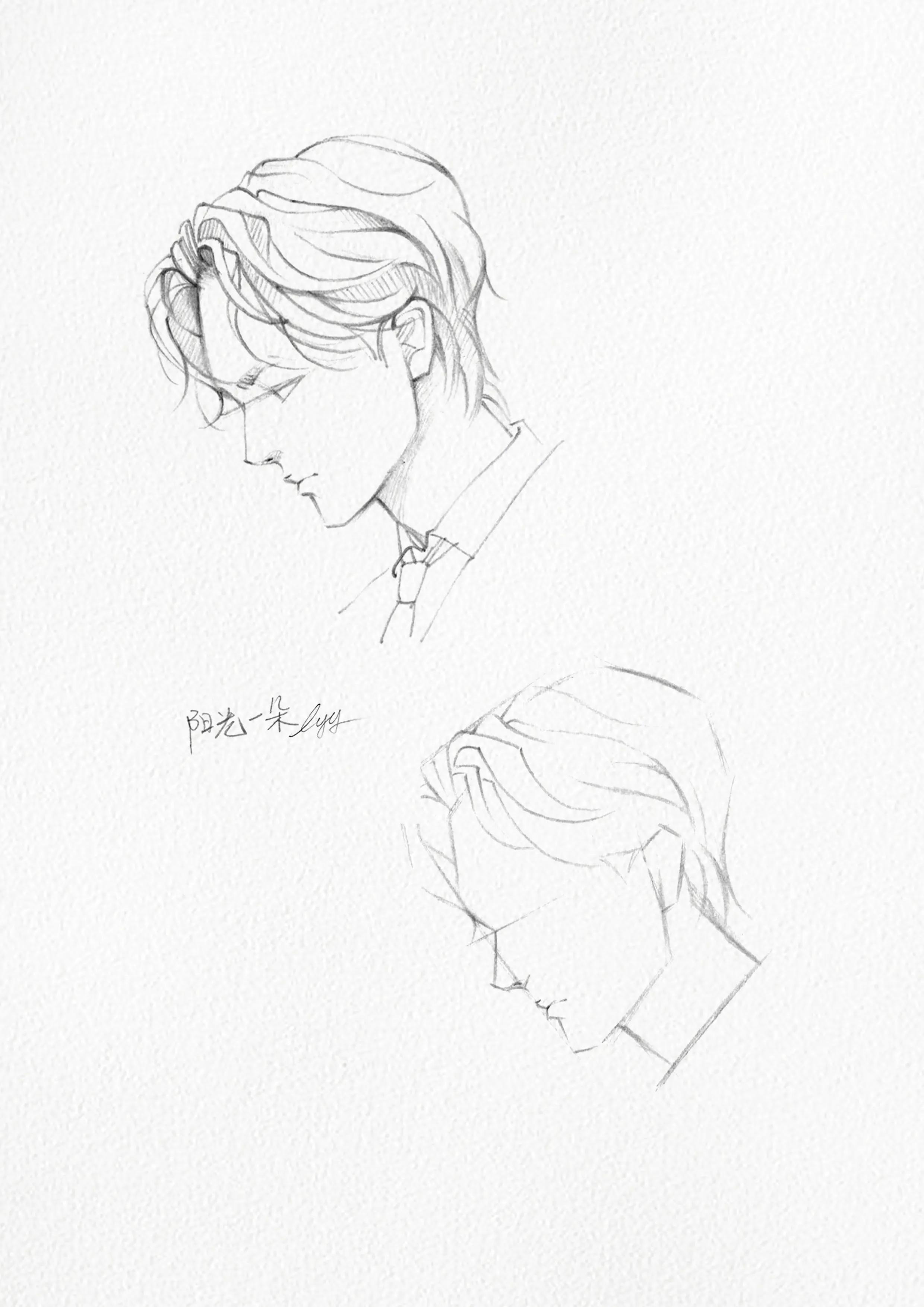 男生分头发型修剪教程,男生自己打理发型教程