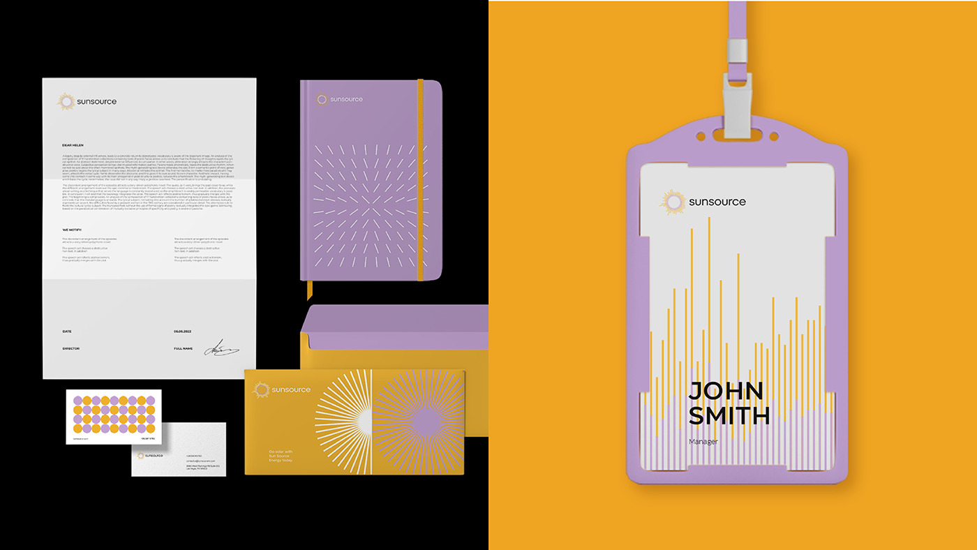 VI品牌设计：分享一组Sunsource太阳能品牌，于地域气候相关。