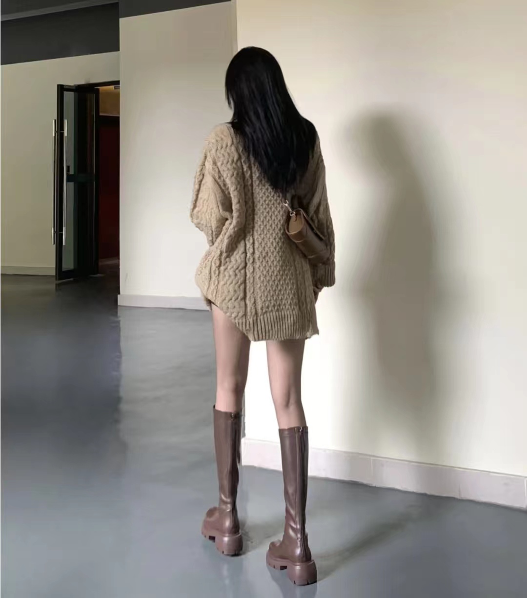 显瘦百搭又好看长筒宽靴,长筒高筒靴显瘦质感好显高