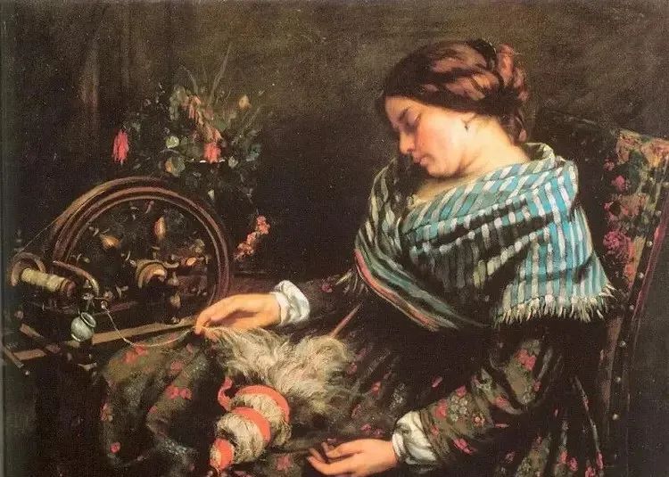 库尔贝油画维纳斯,库尔贝画的人物画