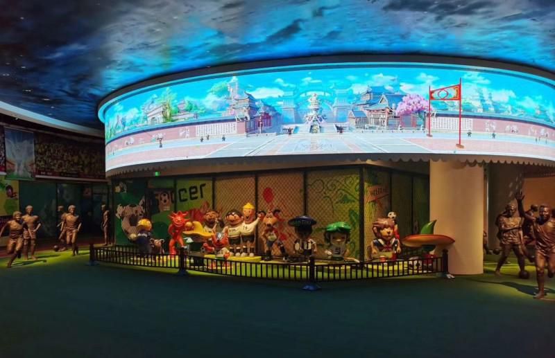 临淄足球博物馆研学旅行,足球博物馆临淄ac米兰