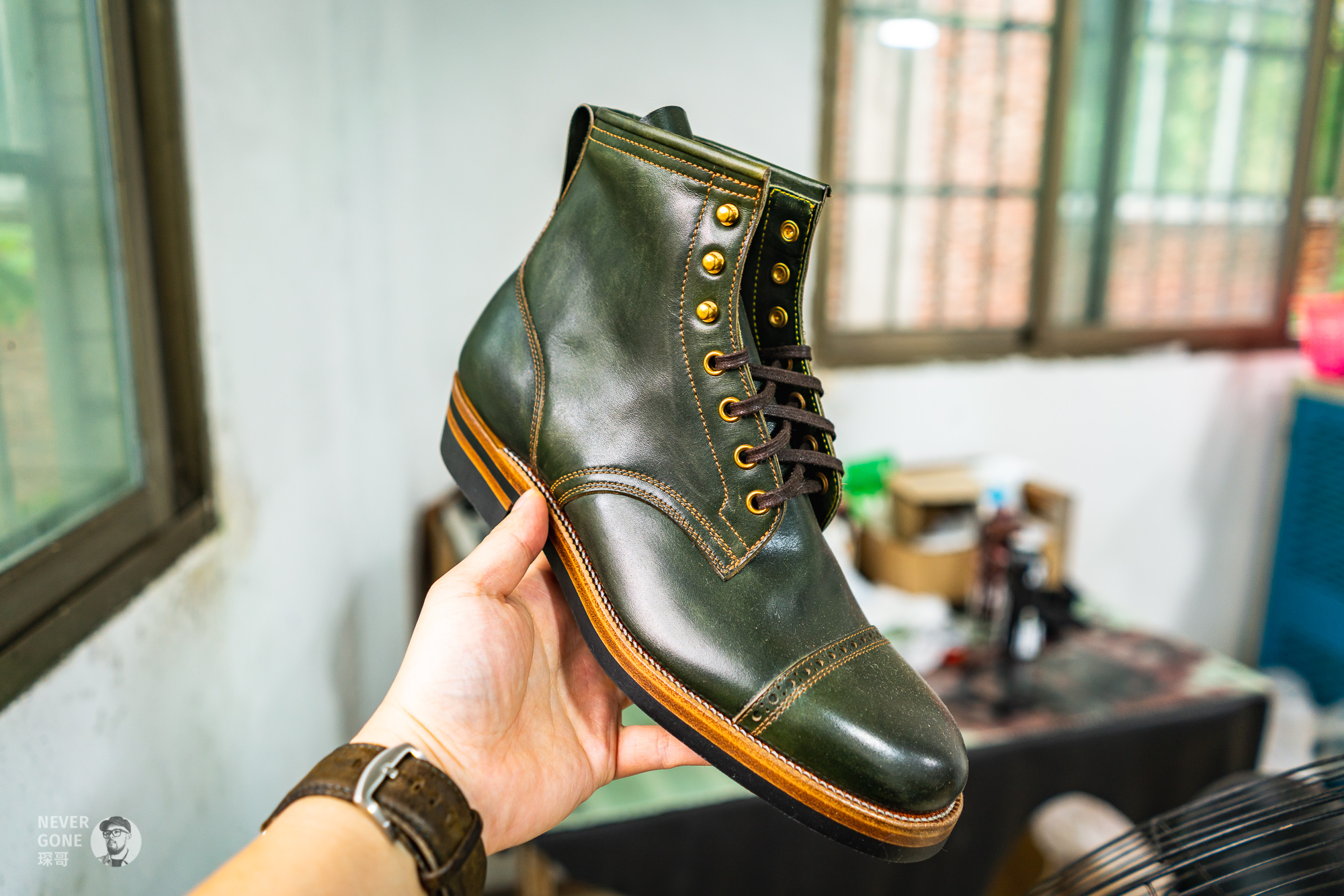 探鞋工厂,工装靴专业品牌