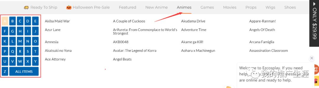 分享一波外贸独立站动漫周边产品