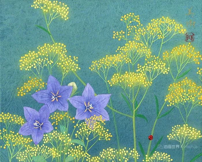 野地美树子手绘油画,日本画家奈良美智作品图