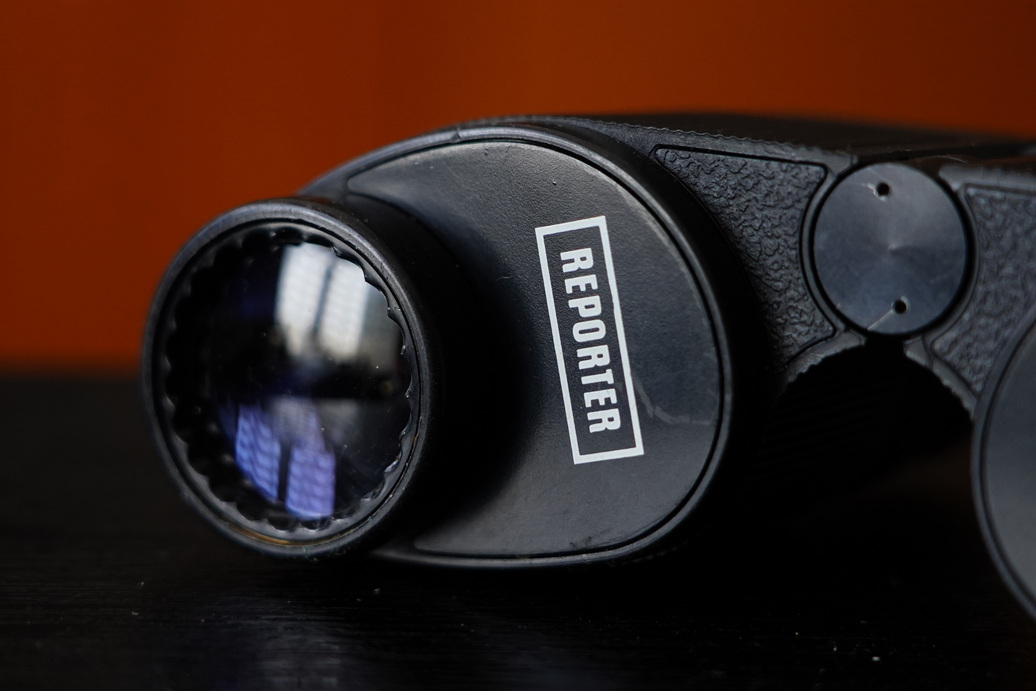 战争时期的老式军用望远镜,战争年代的18倍望远镜