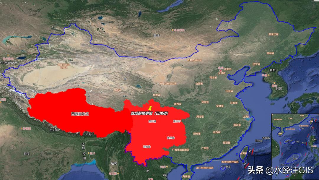 美国驻中国领事馆地位排名,美驻华有哪些使馆