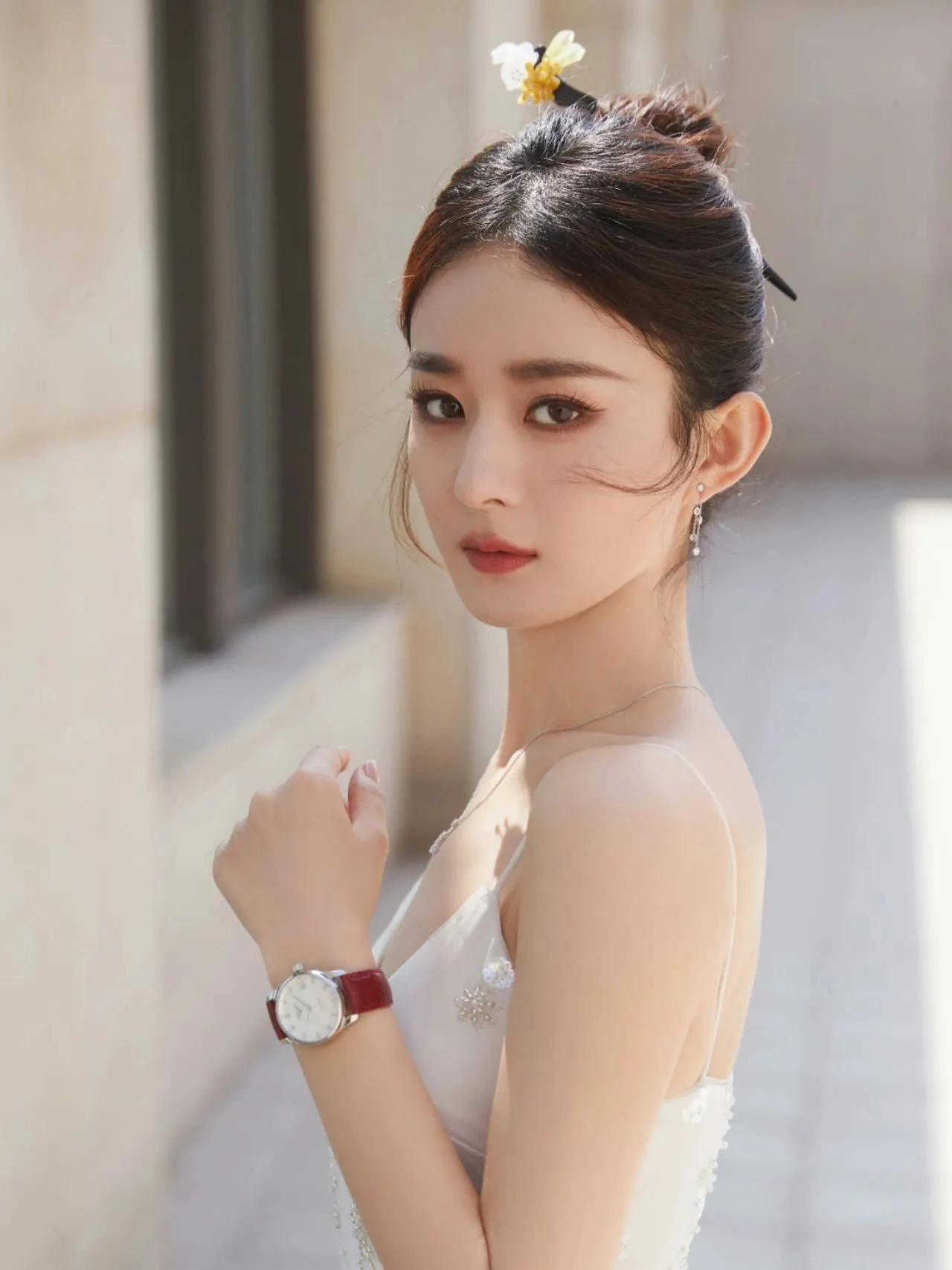 赵丽颖天生丽质十分可爱迷人,赵丽颖肤白清纯照