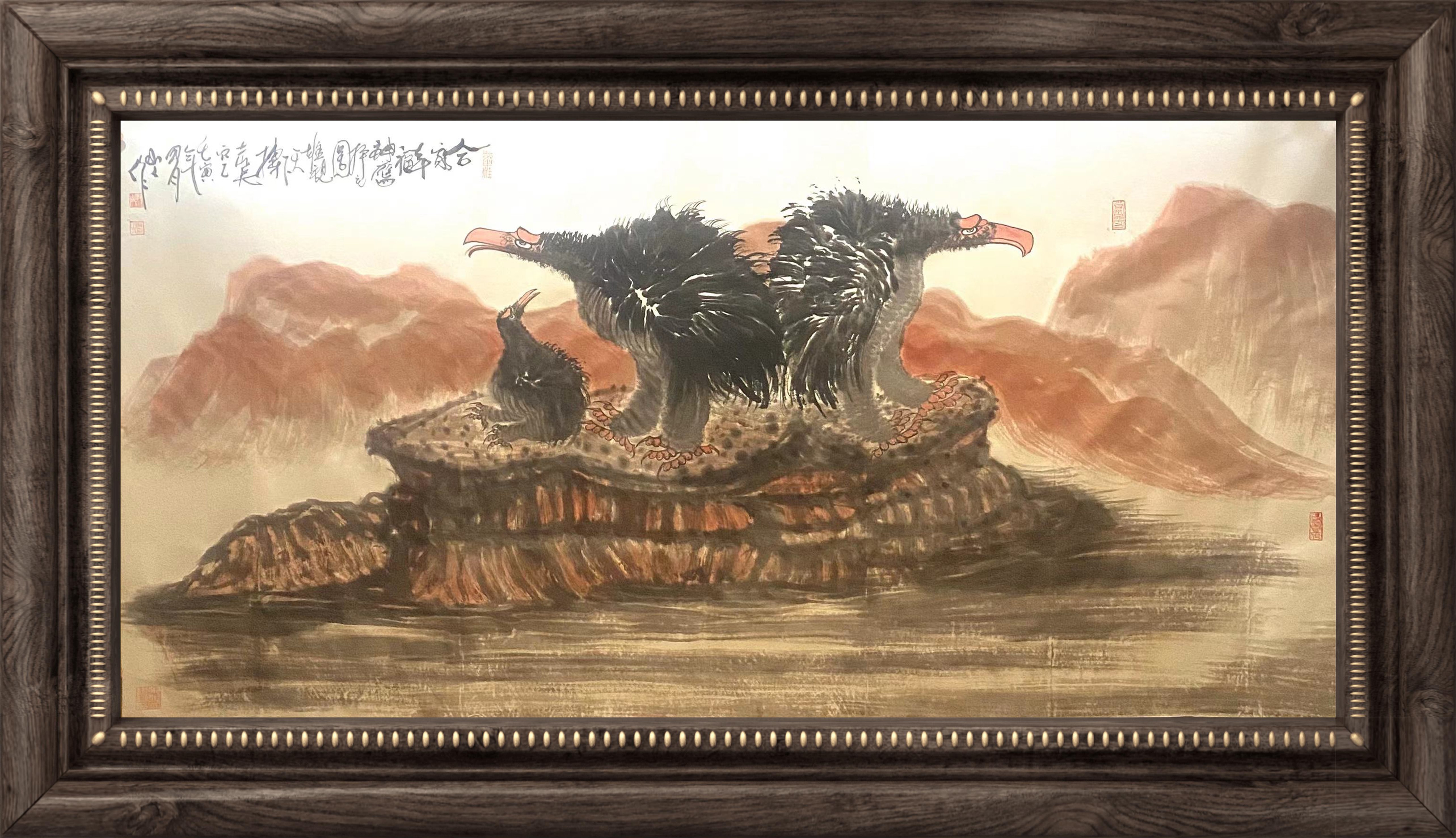 画家朱祖国作品集,书画家朱祖国的指墨画