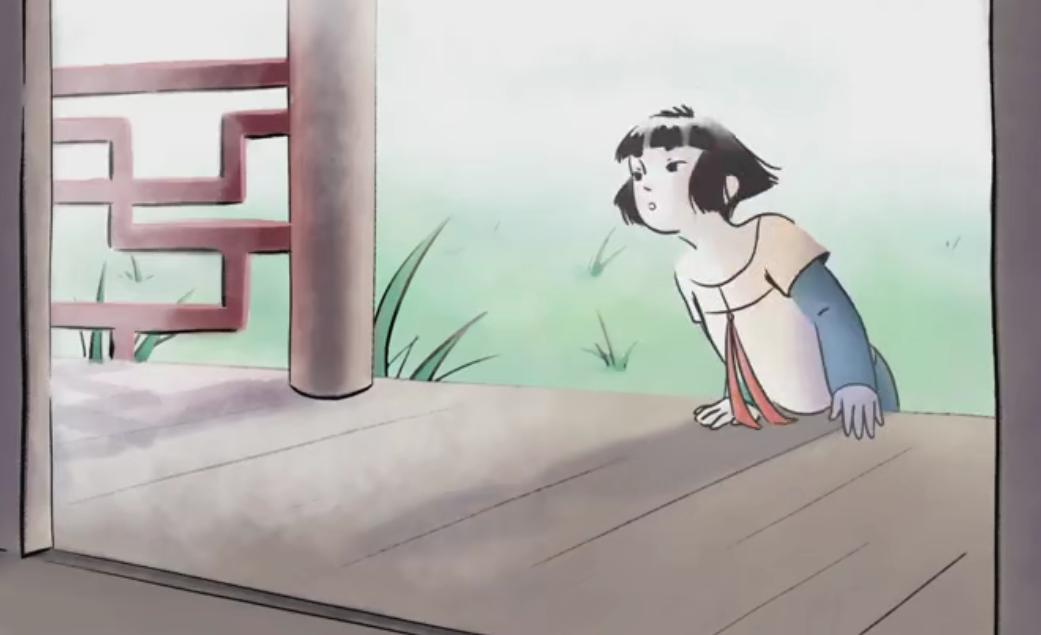 水墨风动画《裹脚少女》，被束缚的不仅是脚，还有向往自由的灵魂