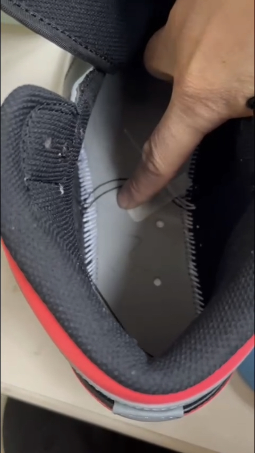 得物上买Nikeaj运动鞋，收到非正品？