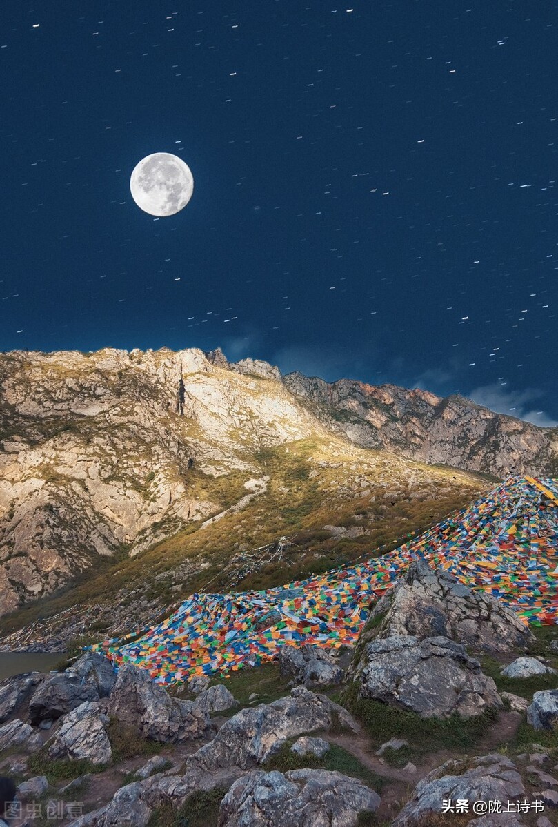 明月诗句经典古诗,一树梨花一溪月不知今夜属何人