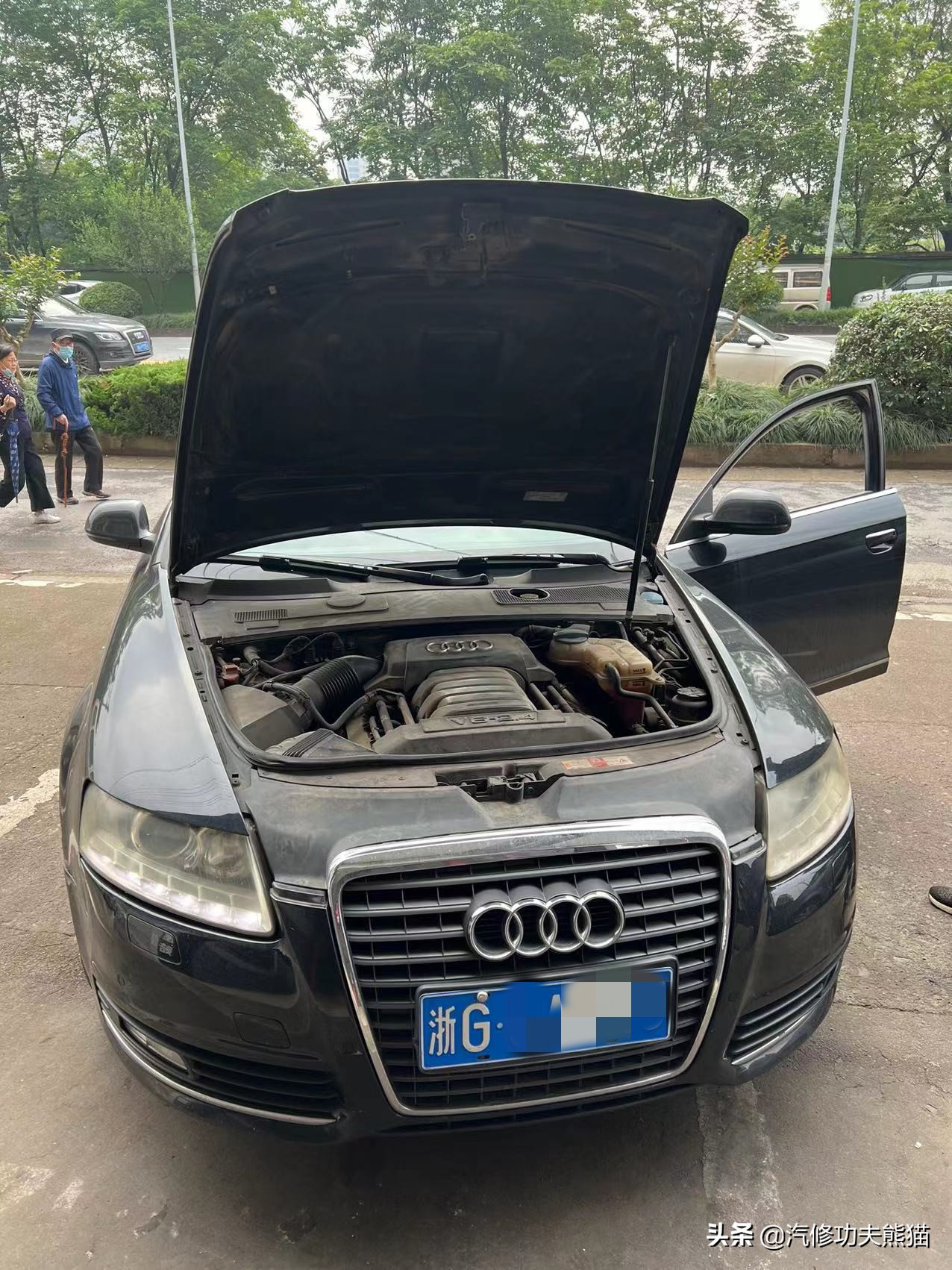奥迪a6五百块钱,奥迪a65000公里烧一升机油维修