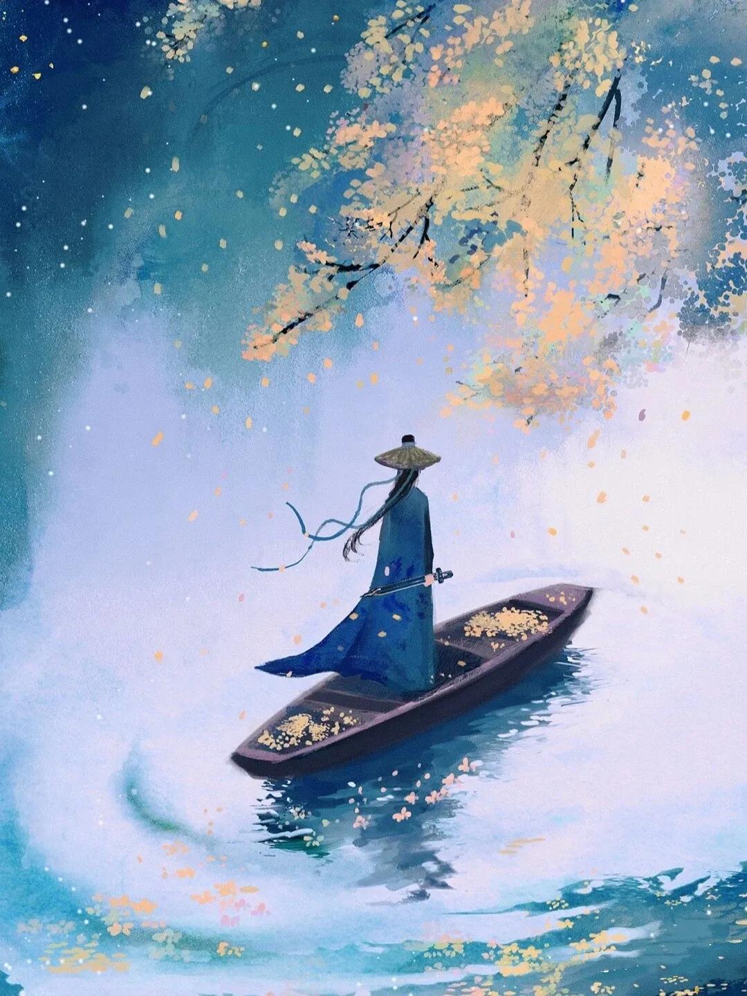 古诗文名句舟船,江上行舟诗句