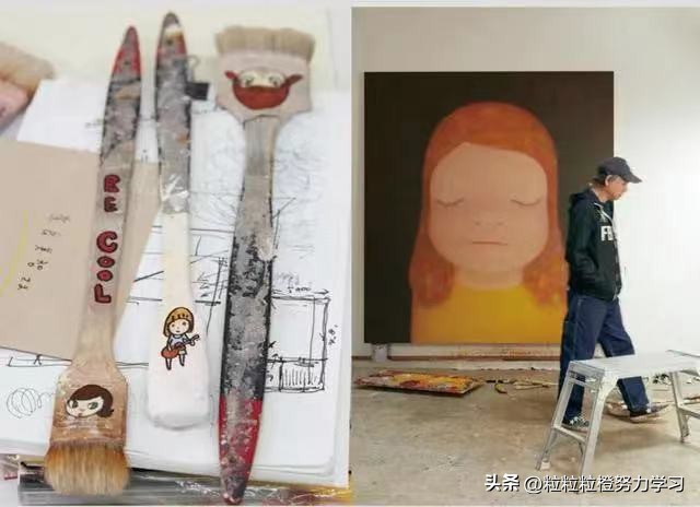 奈良美智治愈系图,奈良美智的四大特征