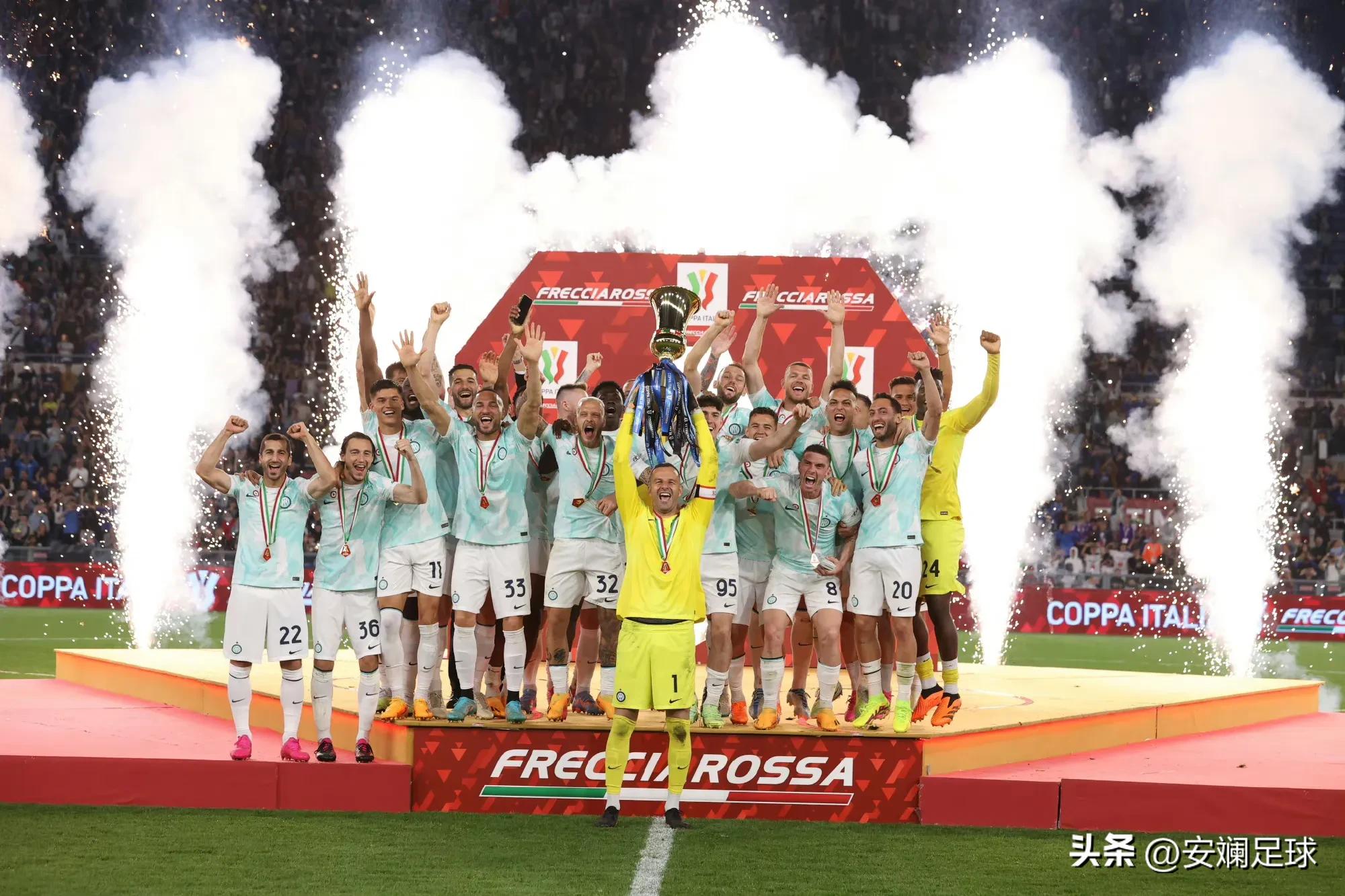 意大利杯半决赛米兰德比国米获胜,意大利杯拉齐奥夺冠