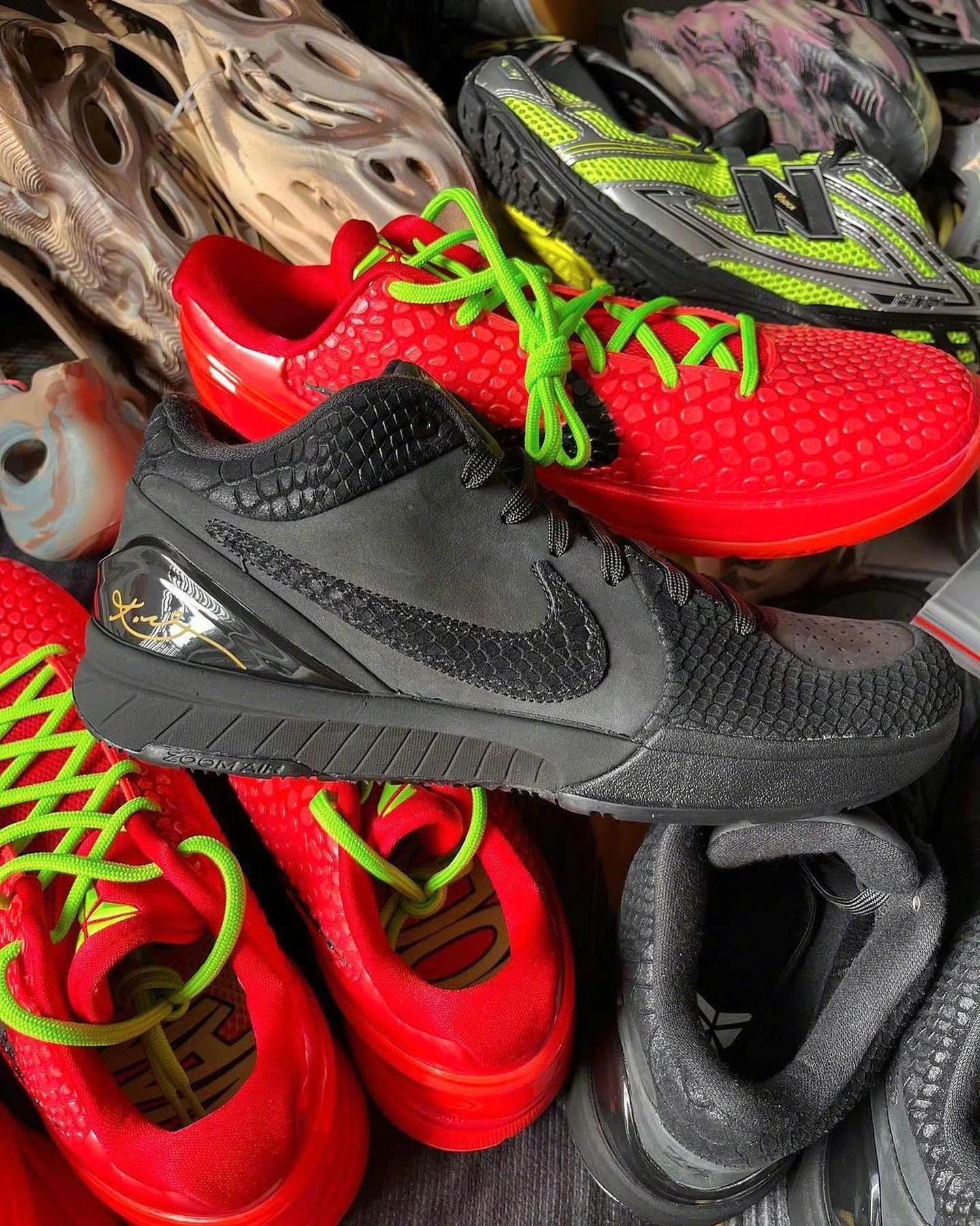 新鞋抢先看！巴特勒2代有点像？Kobe4复刻推出黑曼巴配色！