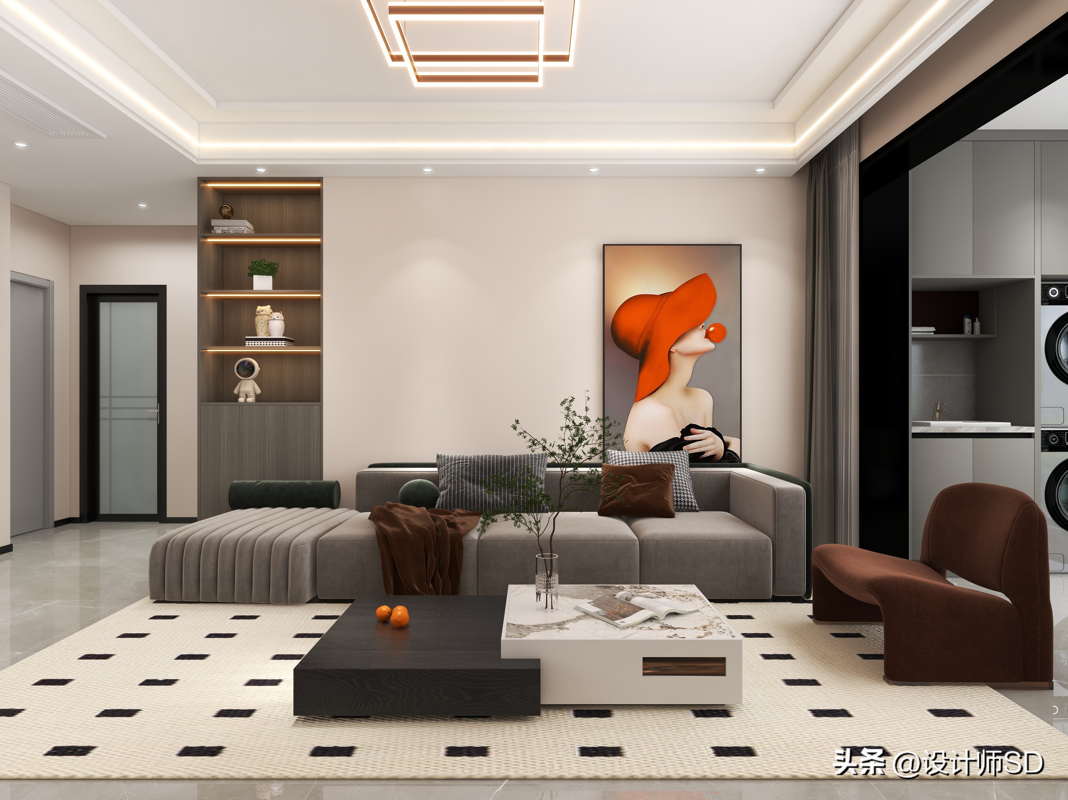 一进门客餐厅全屋一览无遗,一进屋就好看的餐厅