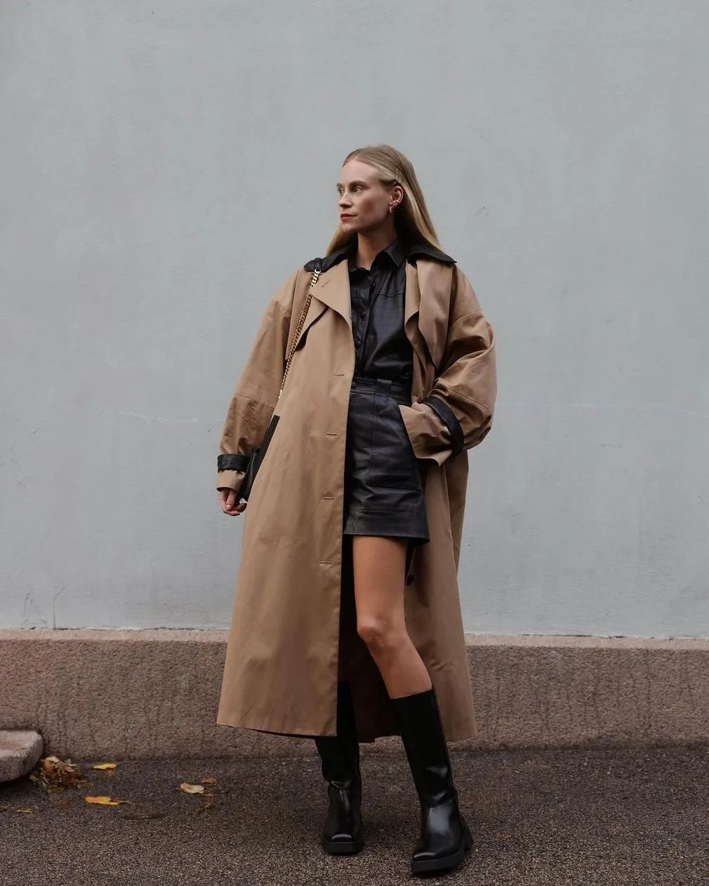 驼色连衣裙搭配的高级穿法,原来都这样穿驼色太年轻洋气了