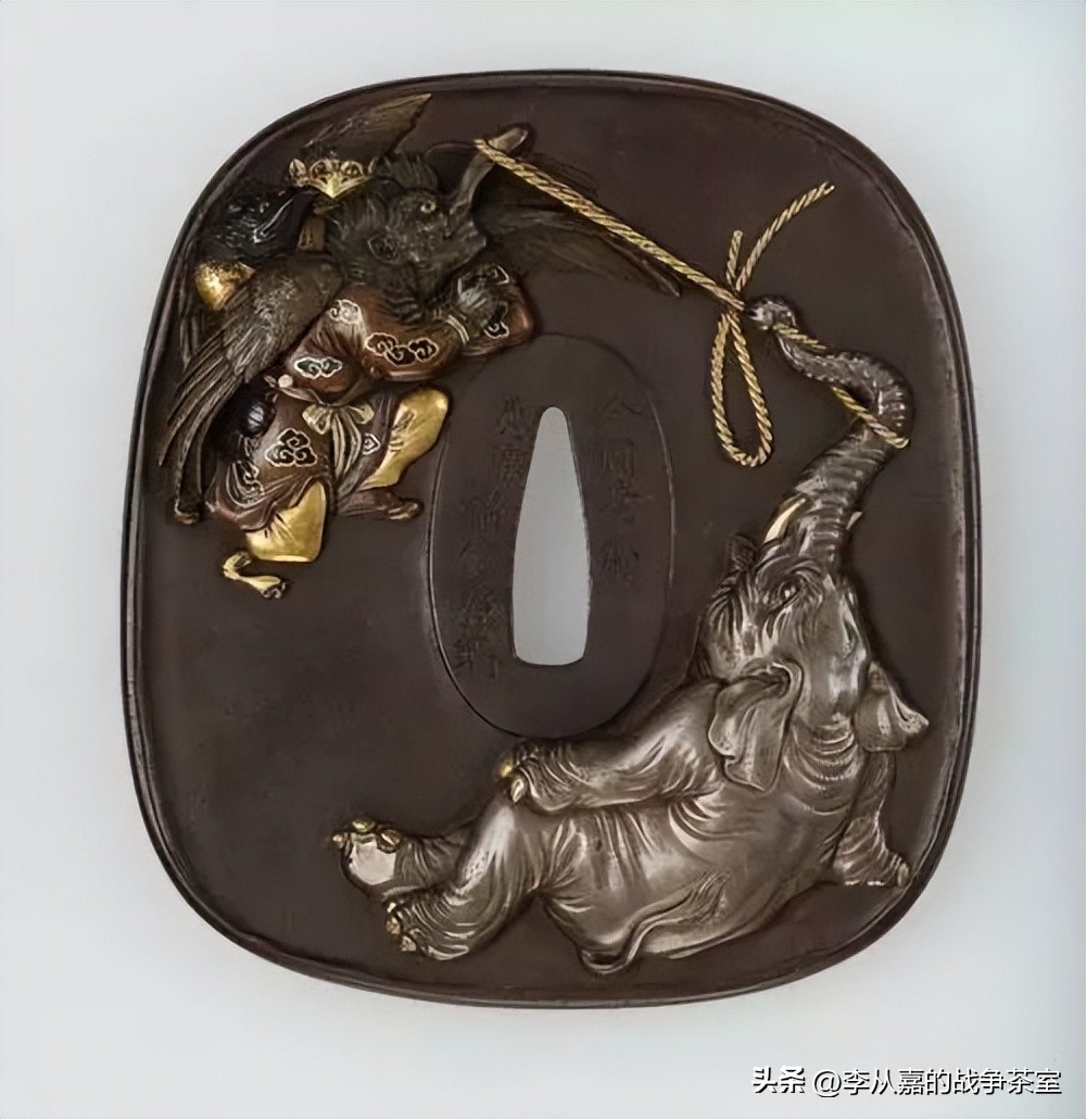 刀剑装修看性格日本刀上妖怪多明朝宝剑上青莲、灵芝遍地