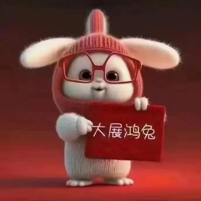 玉兔纳福迎新年大年初一拜大年2023年01月22日星期日正月初一