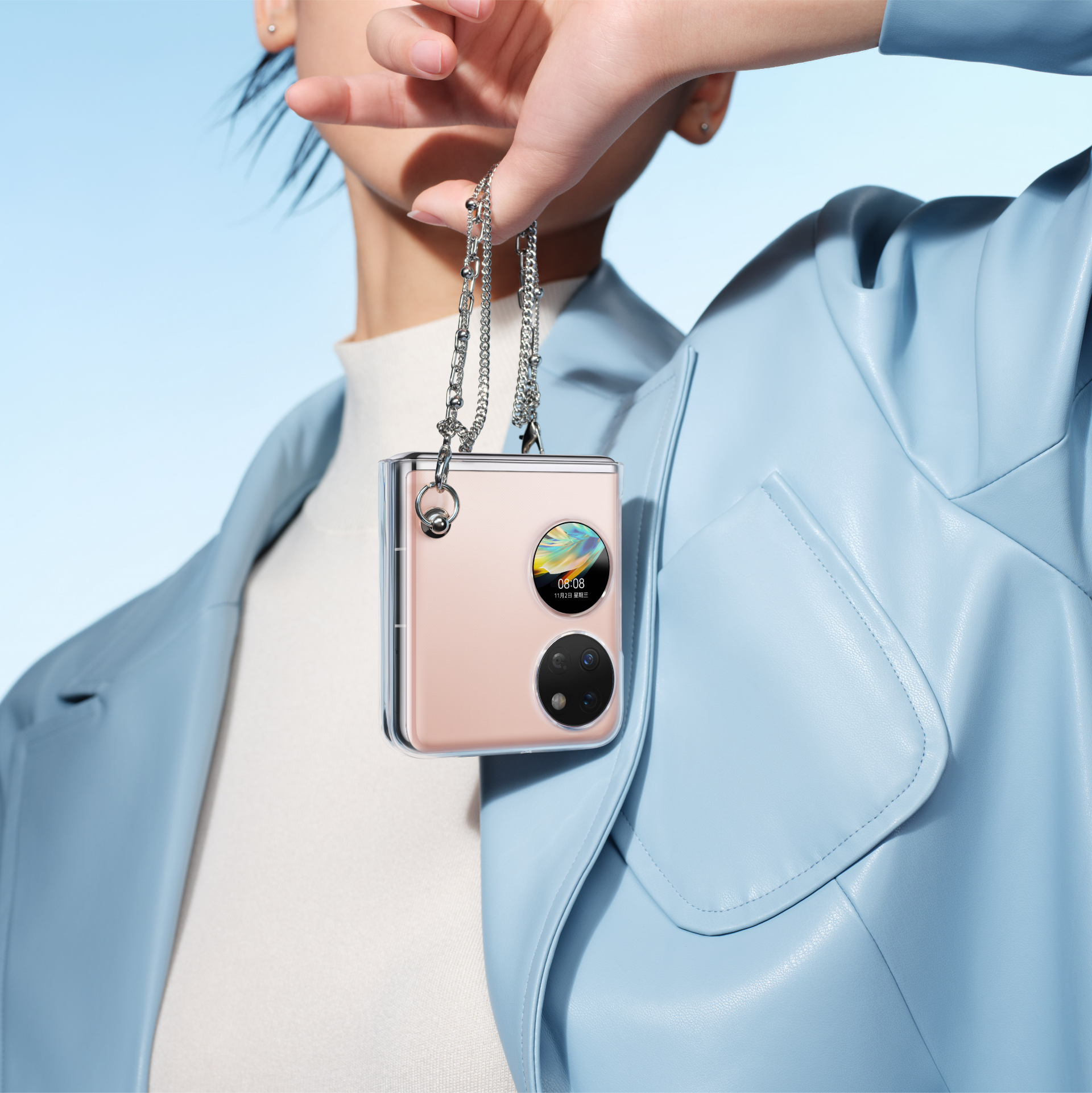 华为pockets折叠屏新机256,5988元起华为pockets折叠屏手机发布