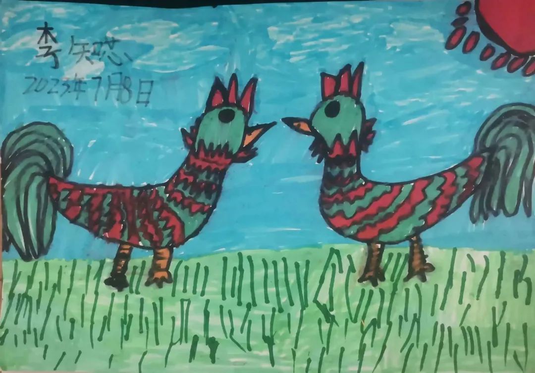 小画家大艺术作品,六一小画家作品展