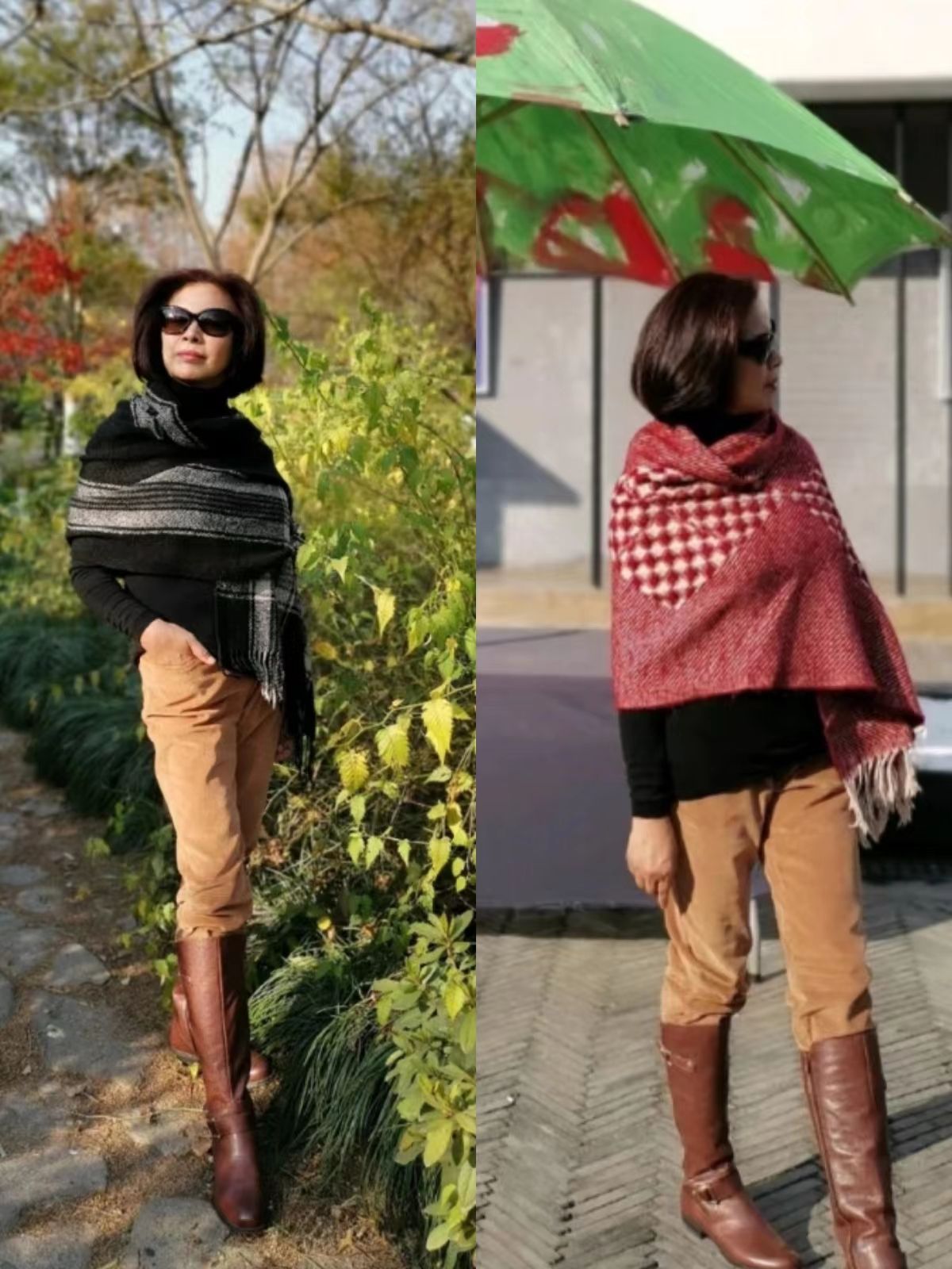 大地色系十分适合秋冬季节穿搭,冬季色系搭配图高级感