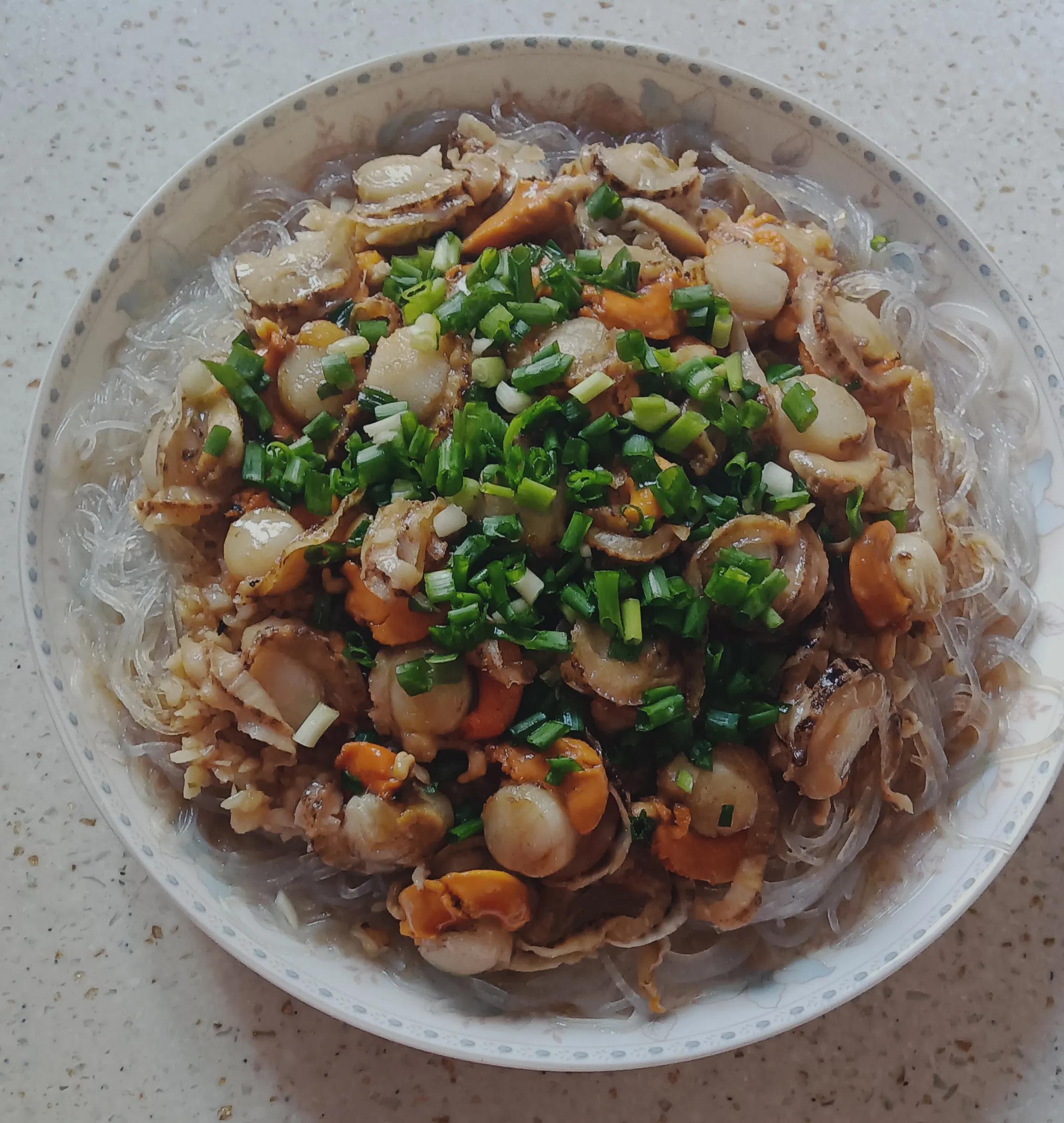 蒜蓉粉丝扇贝空气炸锅,扇贝蒜蓉粉丝家常做法